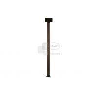 Pied de table basculant aluminium ovale